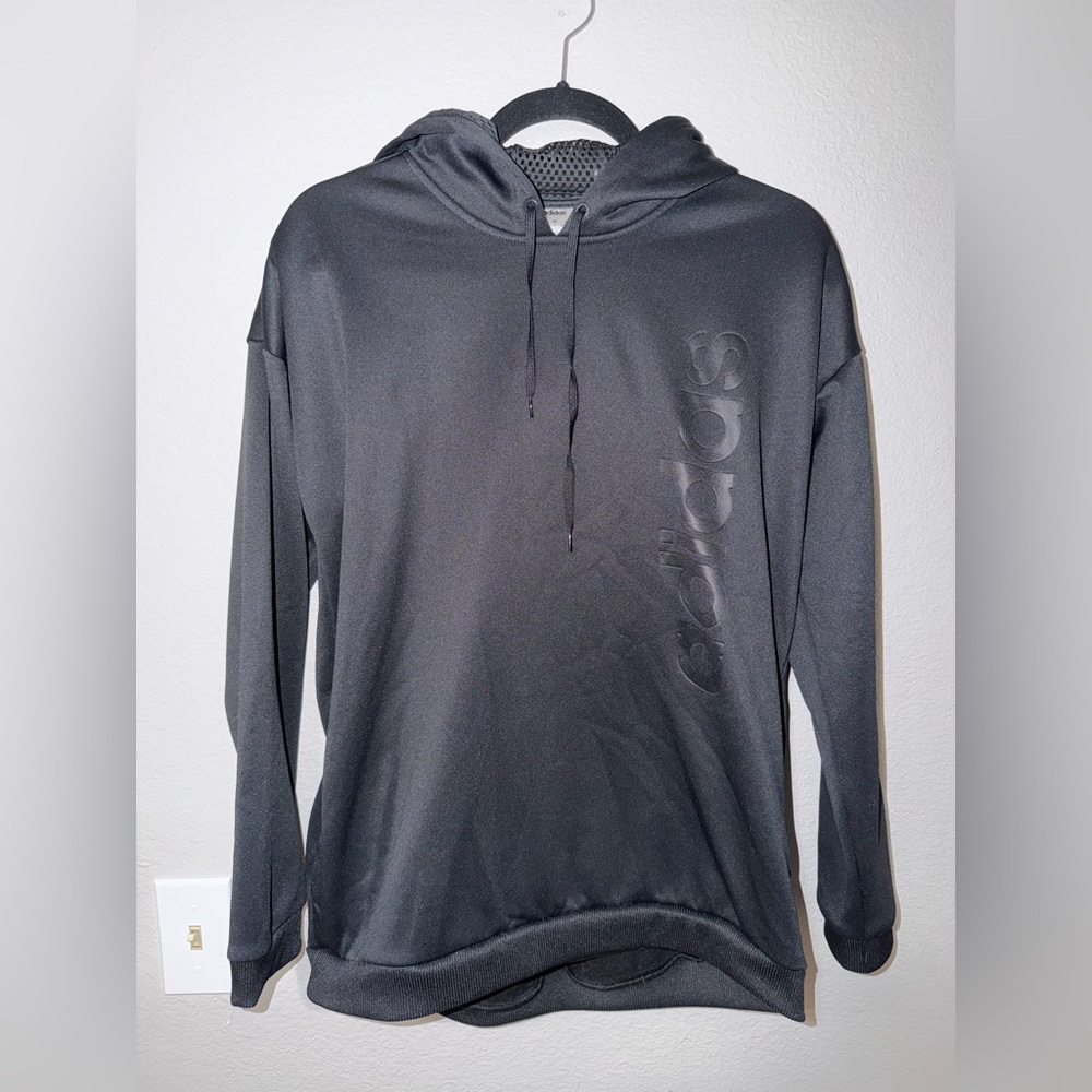 ADIDAS Black Active Workout Hoodie - Medium - Climawarm